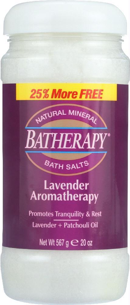 Queen Helene: Batherapy Natural Mineral Bath Salts Lavender Aromatherapy, 20 Oz