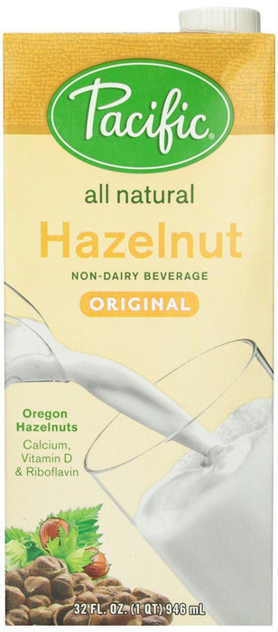 Pacific Foods: Hazelnut Non-dairy Beverage Original, 32 Oz