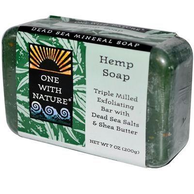 One With Nature: Triple Milled Soap Peppermint, 7 Oz