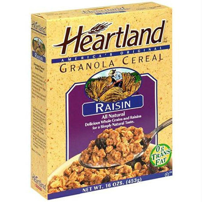 Heartland: Granola Cereal Raisin, 16 Oz