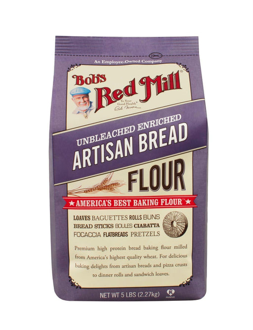 Bob's Red Mill: Unbleached Enriched Artisan Bread Flour, 5 Lb