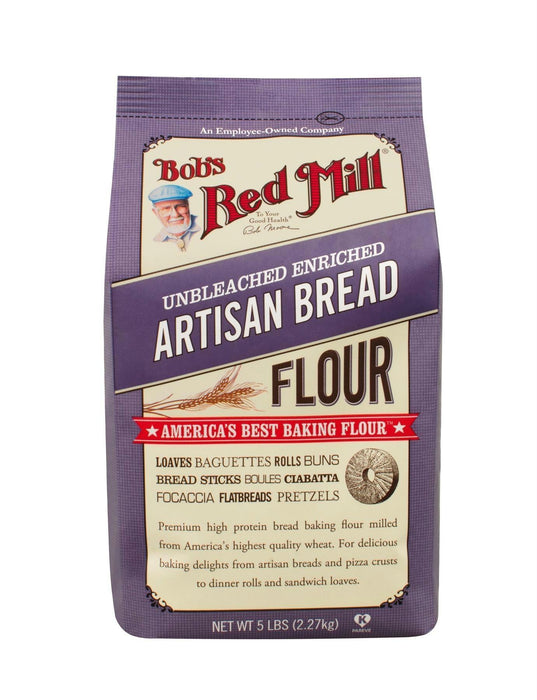 Bob's Red Mill: Unbleached Enriched Artisan Bread Flour, 5 Lb