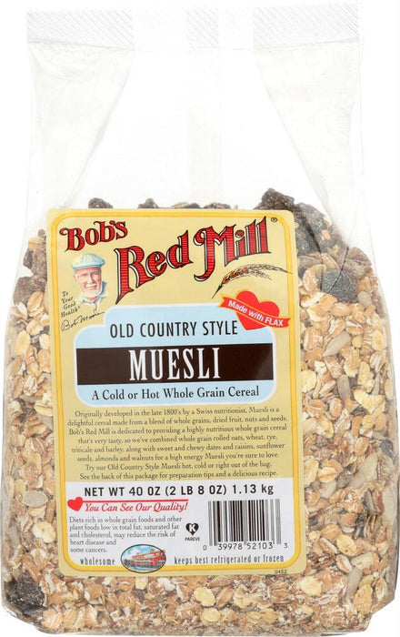 Bobs Red Mill: Old Country Style Muesli, 40 Oz