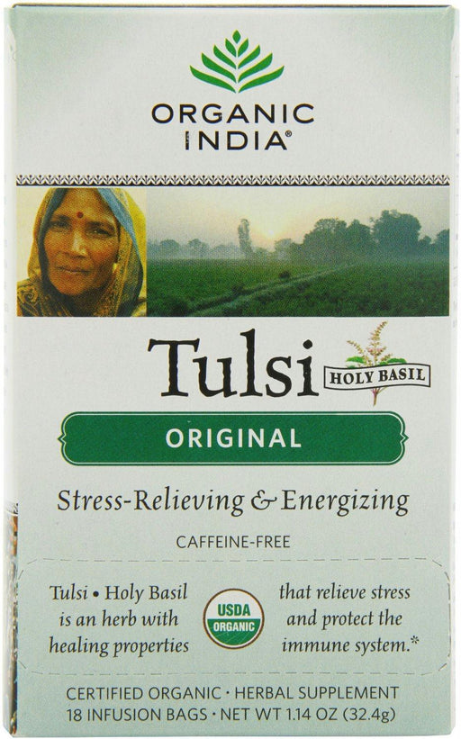 Organic India: Original Tulsi Tea, 18 Tea Bags, 1.14 Oz