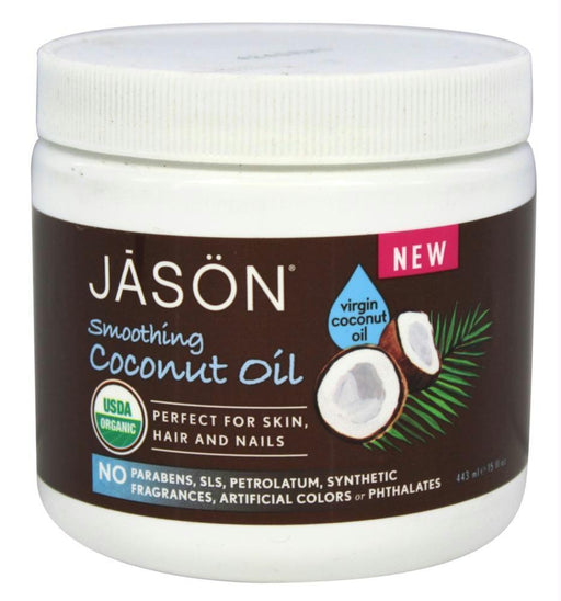 Jason: Organic Smoothing Coconut Oil, 15 Oz