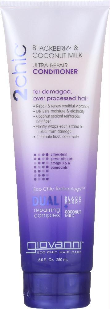 Giovanni: Cosmetics Ultra-repair Conditioner Blackberry & Coconut Milk, 8.5 Oz