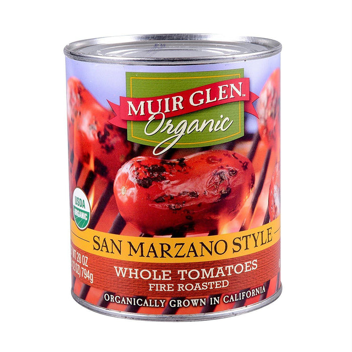 Muir Glen: Organic San Marzano Style Fire Roasted Tomatoes, 28 Oz