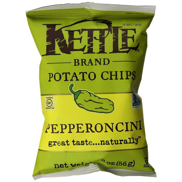 Kettle Brand: Potato Chips Pepperoncini, 5 Oz