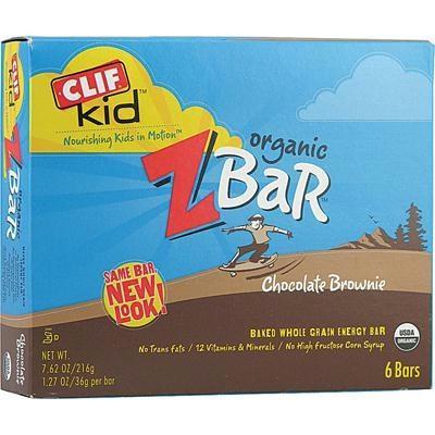 Clif Kid: Organic Zbar Chocolate Brownie 6 Bars, 7.62 Oz