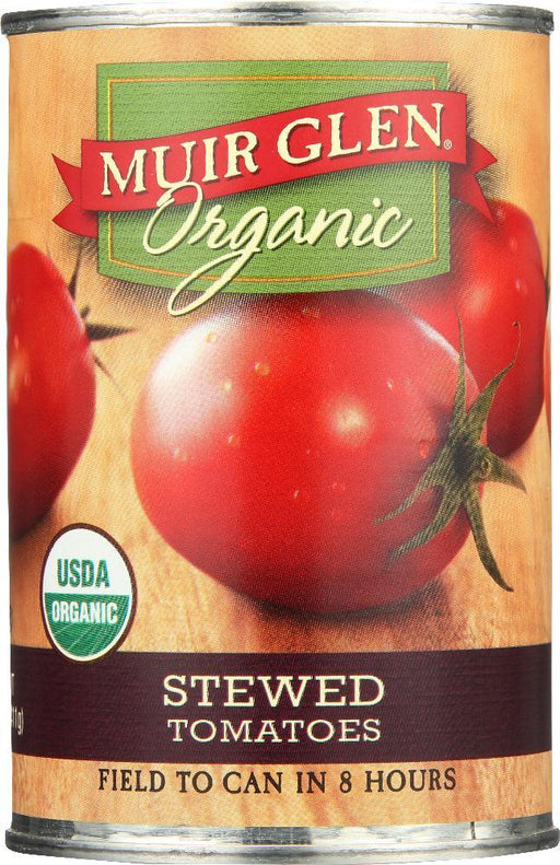 Muir Glen: Organic Tomatoes Stewed In Can, 14.5 Oz