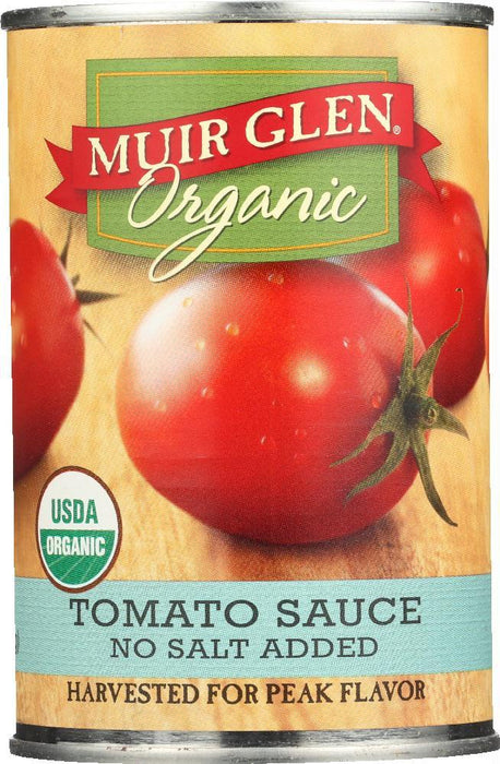 Muir Glen: Organic Tomato Sauce No Salt Added, 15 Oz