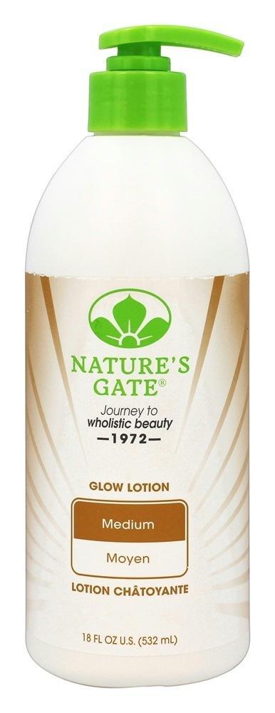 Natures Gate: Glow Lotion Medium, 18 Oz