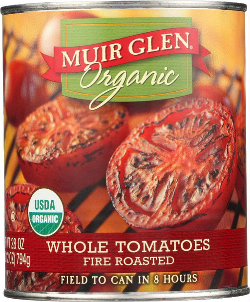 Muir Glen: Organic Whole Tomatoes Fire Roasted, 28 Oz