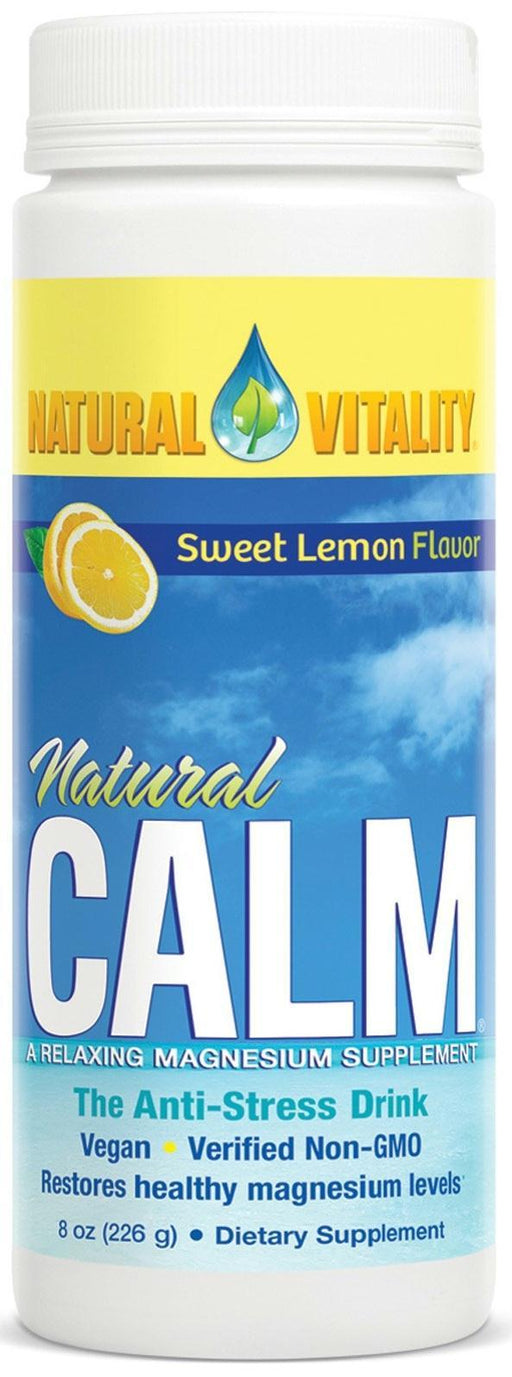 Natural Vitality: Natural Calm Organic Sweet Lemon Flavor, 8 Oz