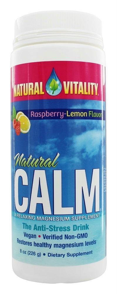 Natural Vitality: Natural Calm Raspberry-lemon Flavor, 8 Oz