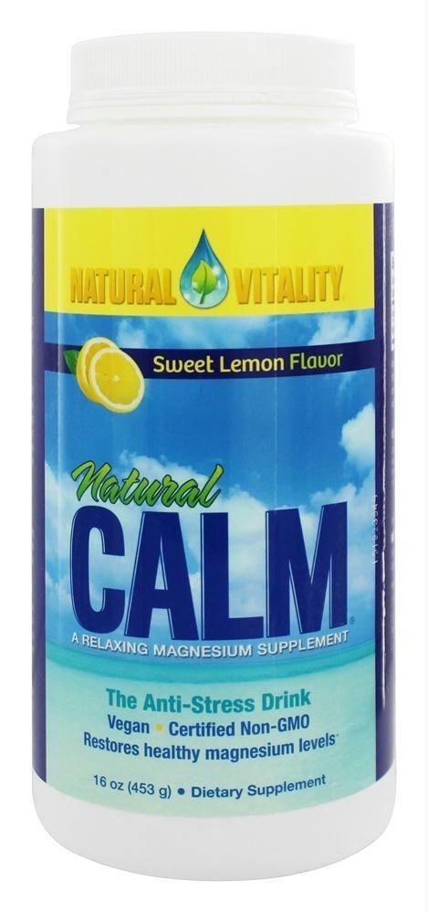 Natural Vitality: Natural Calm Organic Sweet Lemon Flavor, 16 Oz