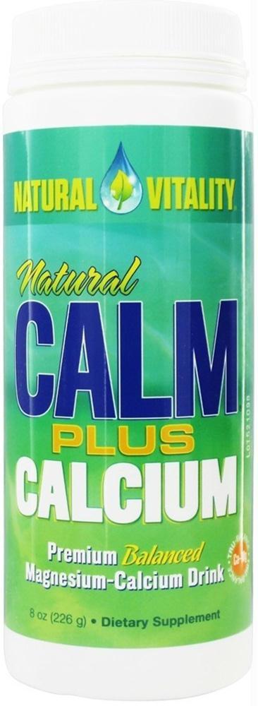 Natural Vitality: Natural Calm Plus Calcium Original (unflavored), 8 Oz