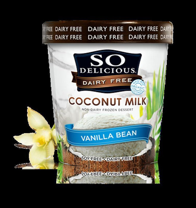 So Delicious: Coconut Milk Vanilla Bean Frozen Dessert, 16 Oz