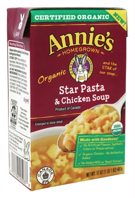 Plant Fusion: Organic Soup Star Pasta & Chicken, 17 Oz