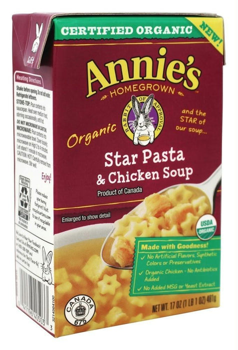 Plant Fusion: Organic Soup Star Pasta & Chicken, 17 Oz