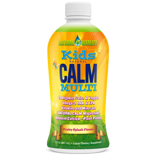 Natural Vitality: Kids Natural Calm Multi Fruity Splash Flavor, 30 Oz