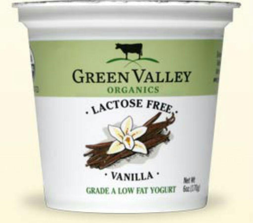 Green Valley Organics: Yogurt Low Fat Lactose Free Vanilla, 6 Oz