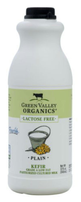 Green Valley Organics: Kefir Lactose Free Plain, 32 Oz