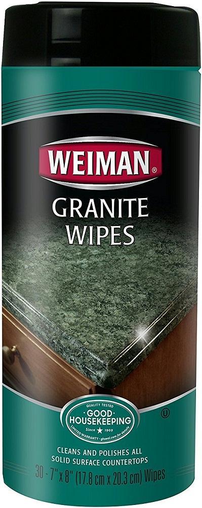 Weiman: Granite & Stone Wipes, 30 Count