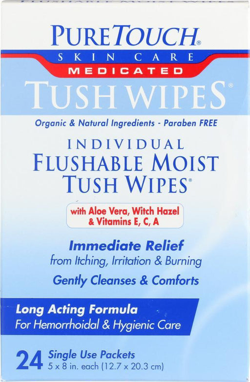 Puretouch Skin: Tush Wipes Medctd Pabf (24.000 Ct)