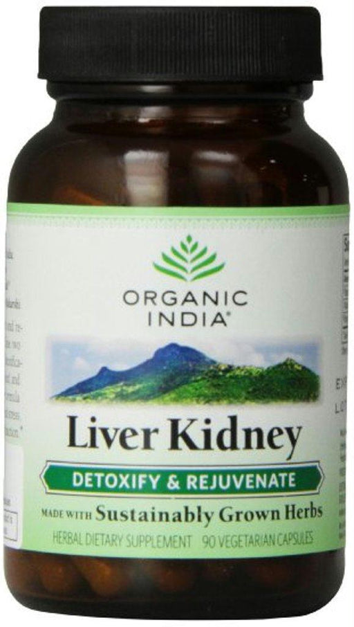 Organic India: Liver Kidney Detoxify And Rejuvenate, 90 Vegetarian Capsules