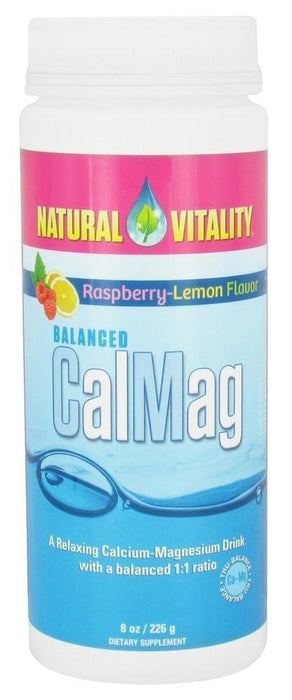 Natural Vitality: Balanced Calmag Raspberry Lemon, 8 Oz