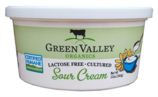 Green Valley Organics: Sour Cream, 12 Oz