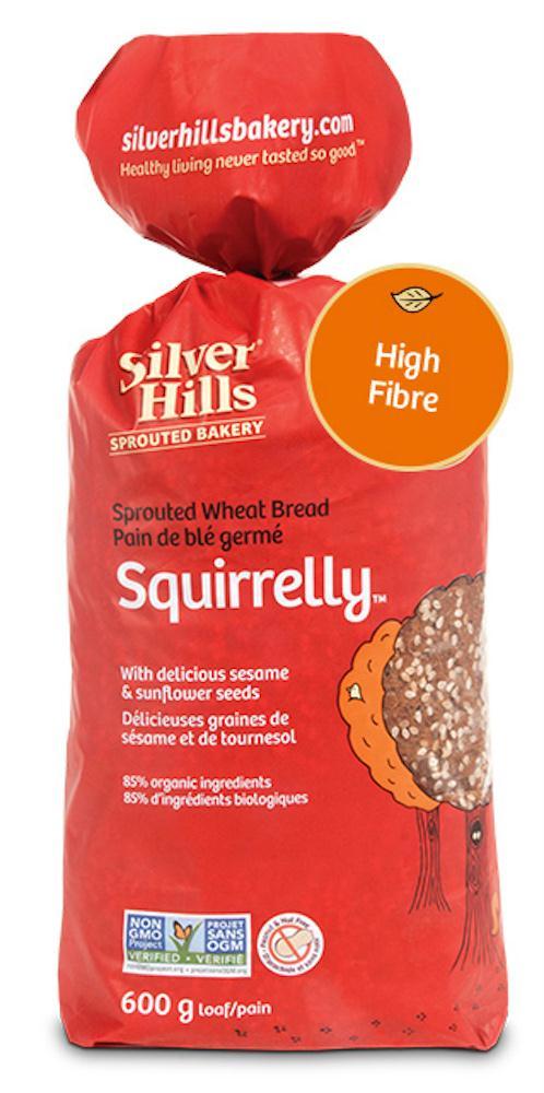 Silver Hills: Sprouted Wheat Bread Squirelly, 21 Oz