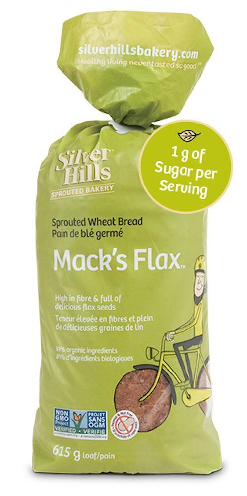 Silver Hills: Macks Flax Sprouted Bread, 22 Oz