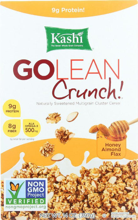 Kashi: Go Lean Crunch! Honey Almond Flax Cereal, 14 Oz