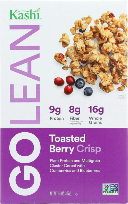 Kashi Go Lean: Toasted Berry Crisp Cereal, 14 Oz