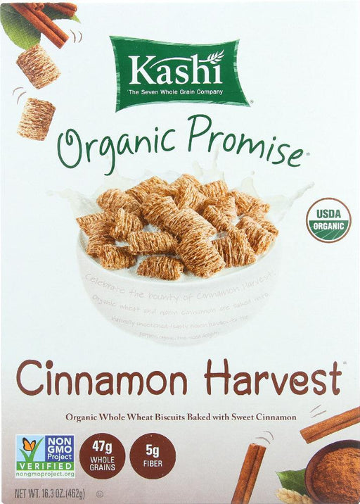 Kashi: Organic Whole Wheat Biscuit Cereal Cinnamon Harvest, 16.3 Oz