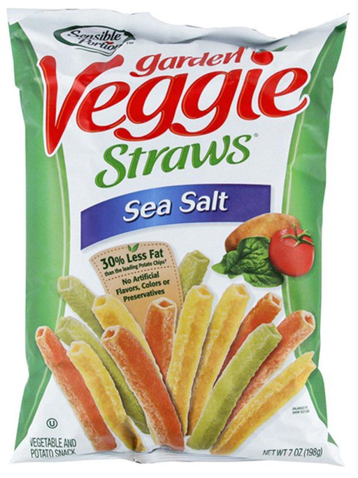 Sensible Portions: Garden Veggie Straws Sea Salt, 7 Oz