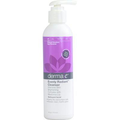 Derma E: Evenly Radiant Brightening Cleanser With Vitamin C, 6 Oz