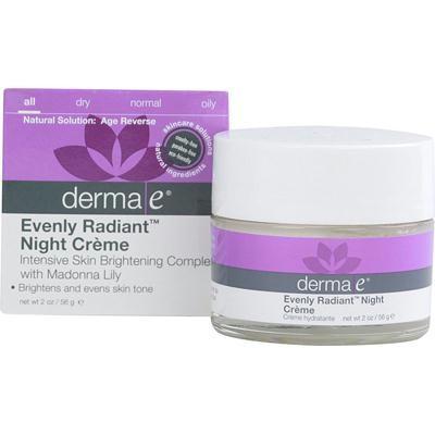 Derma E: Evenly Radiant Brightening Night Cream With Vitamin C, 2 Oz