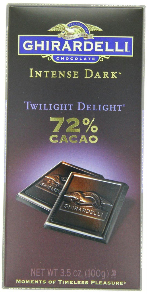 Ghirardelli: Chocolate Intense Dark Bar Twilight Delight 72% Cacao, 3.5 Oz