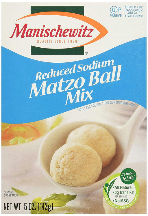 Manischewitz: Matzo Ball Mix Reduced Sodium, 5 Oz