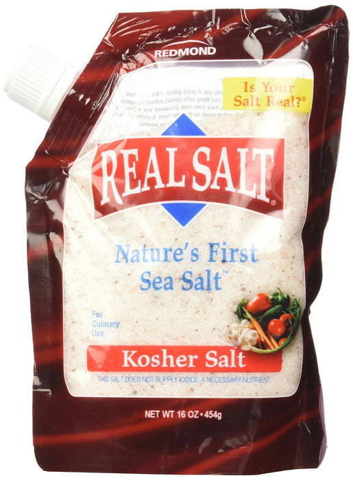 Redmond: Nature's First Sea Salt Kosher Salt, 16 Oz