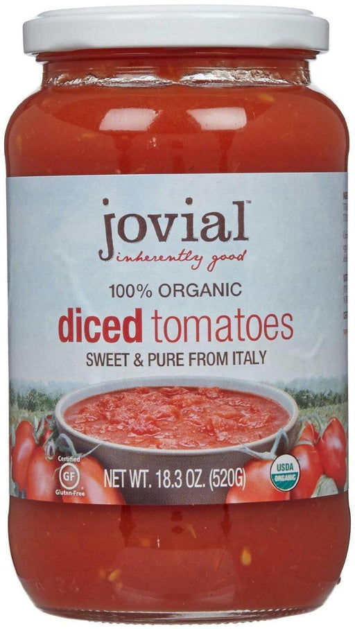 Jovial: Organic Diced Tomatoes, 18.3 Oz