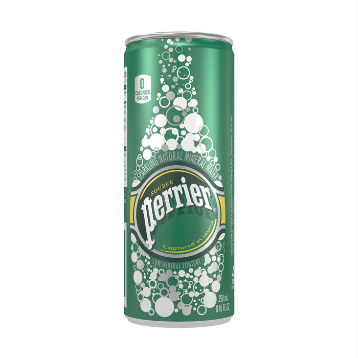 Perrier: Slim Cans Sparkling Natural Mineral Water (10x8.45 Oz), 84.5 Oz