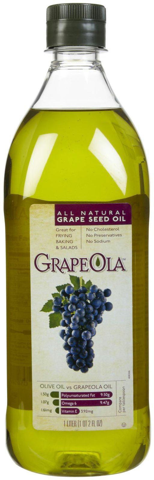 Grapeola: Grape Seed Oil, 33.8 Oz