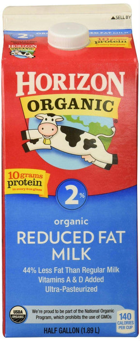 Horizon: Organic Milk 2% Reduced Fat, 64 Oz