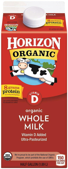 Horizon: Organic Milk Whole, 64 Oz