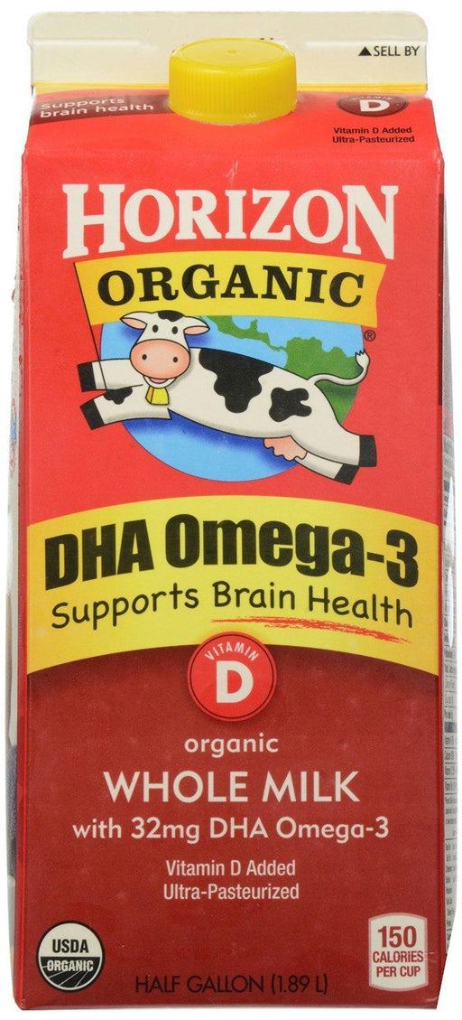 Horizon: Organic Whole Milk With Dha Omega-3, 64 Oz