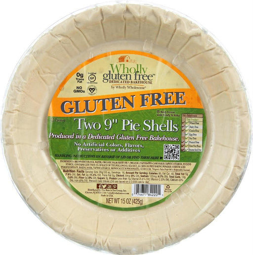 Wholly Wholesome: Gluten Free 9-inch Pie Shell, 14 Oz